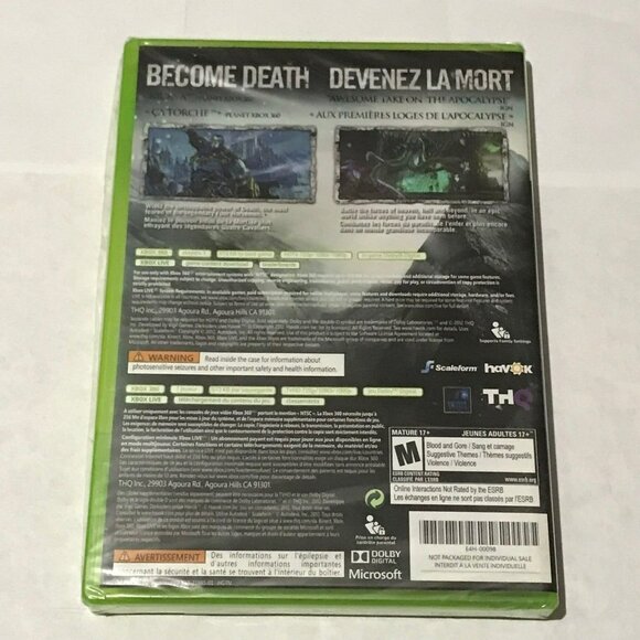 Xbox 360 Darksiders 2 (Factory Sealed) - Picture 2 of 3